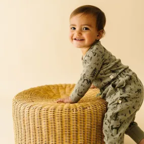 Organic Kimono Onesie & Pants Set