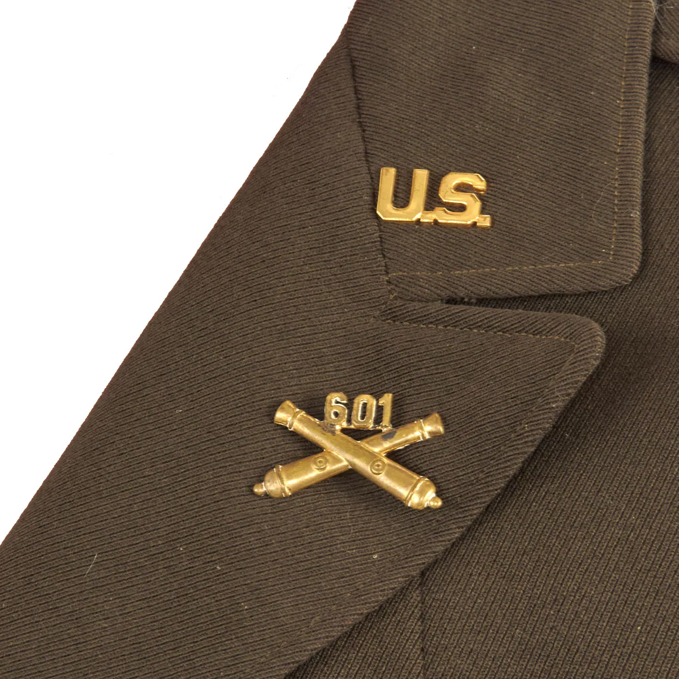 Original U.S. WWII Extensive 601st Field Artillery Grouping For Captain Alvin Curtis Powers Featuring Interview/Biography and Captured German Silverware