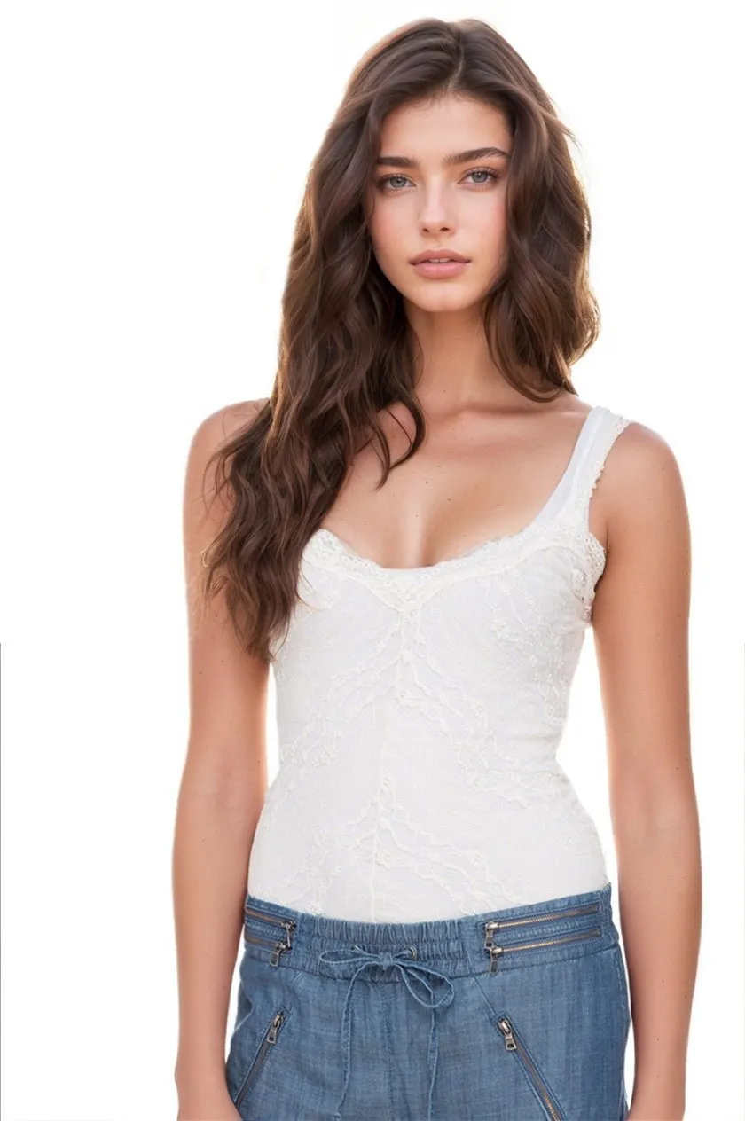 Our Favorite Stretch Lace Camisole by a la slip