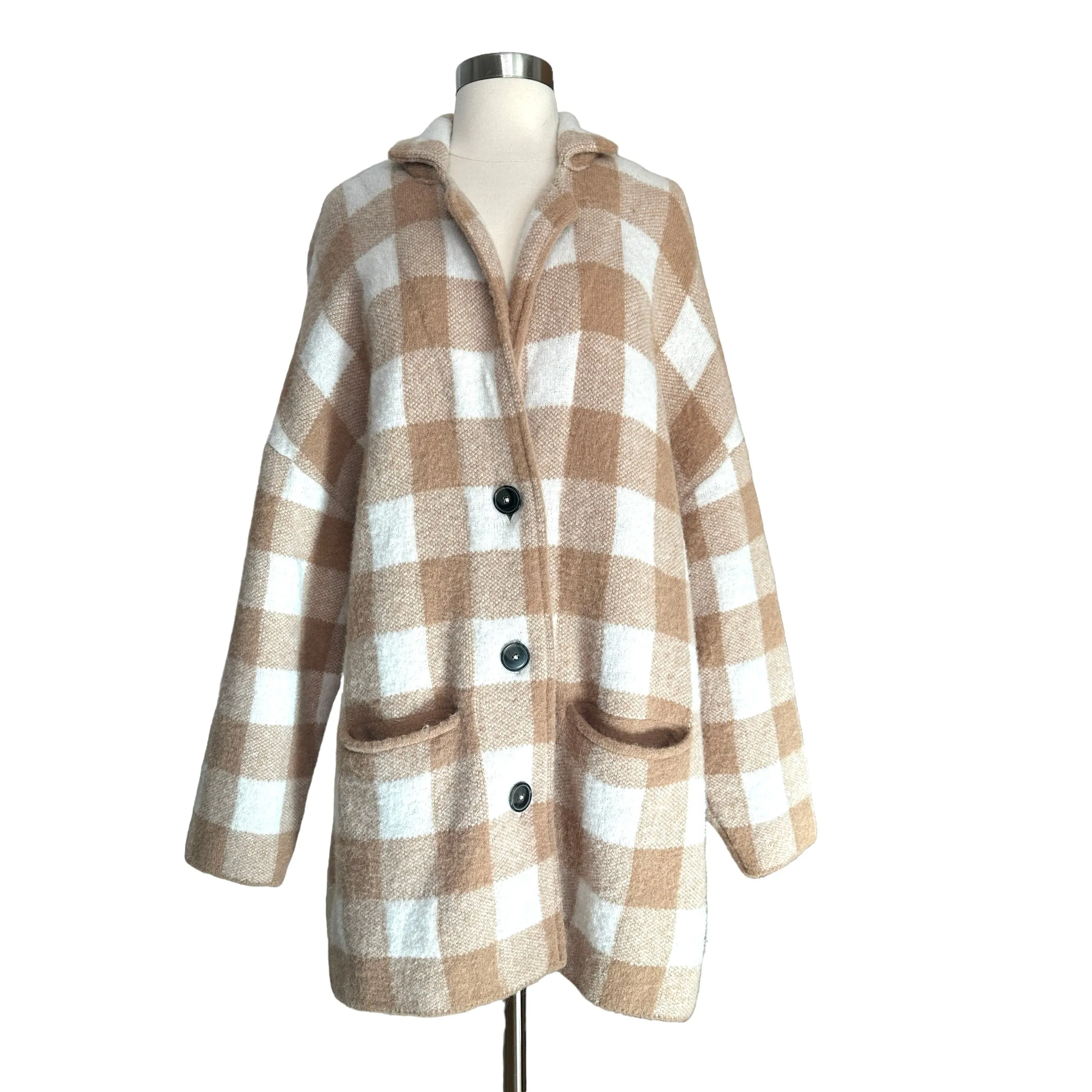Oversized Knitted Jacket - XS