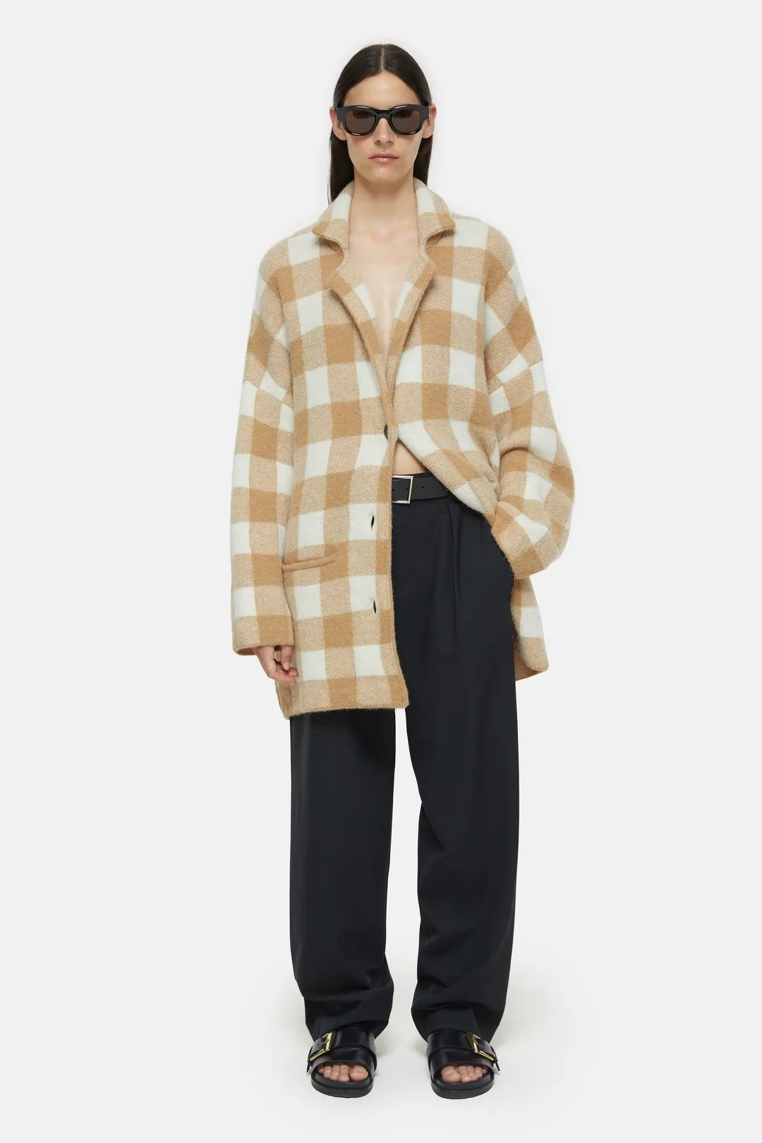 Oversized Knitted Jacket - XS