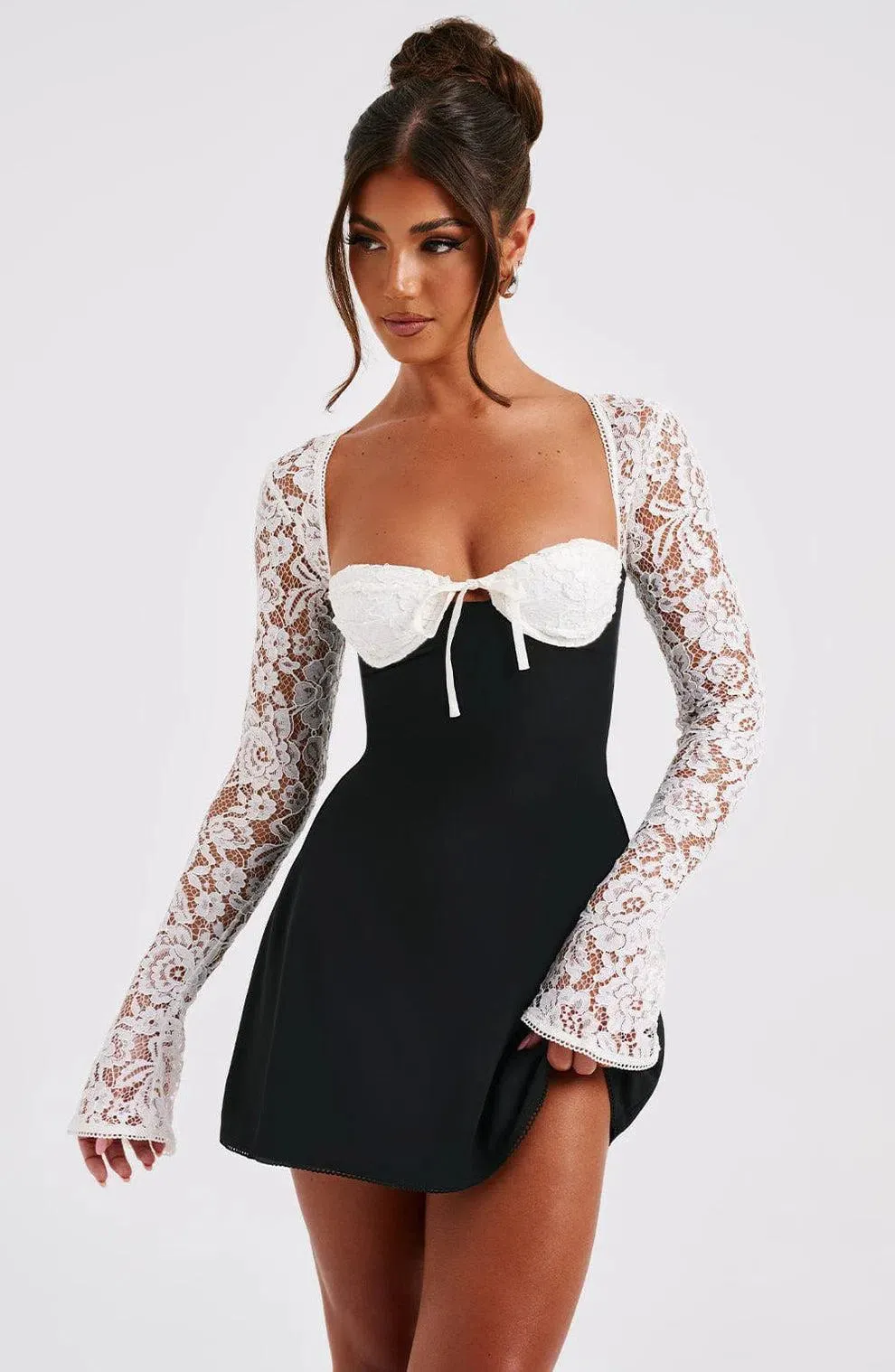 Philomène – Chiffon and lace – Romance dress