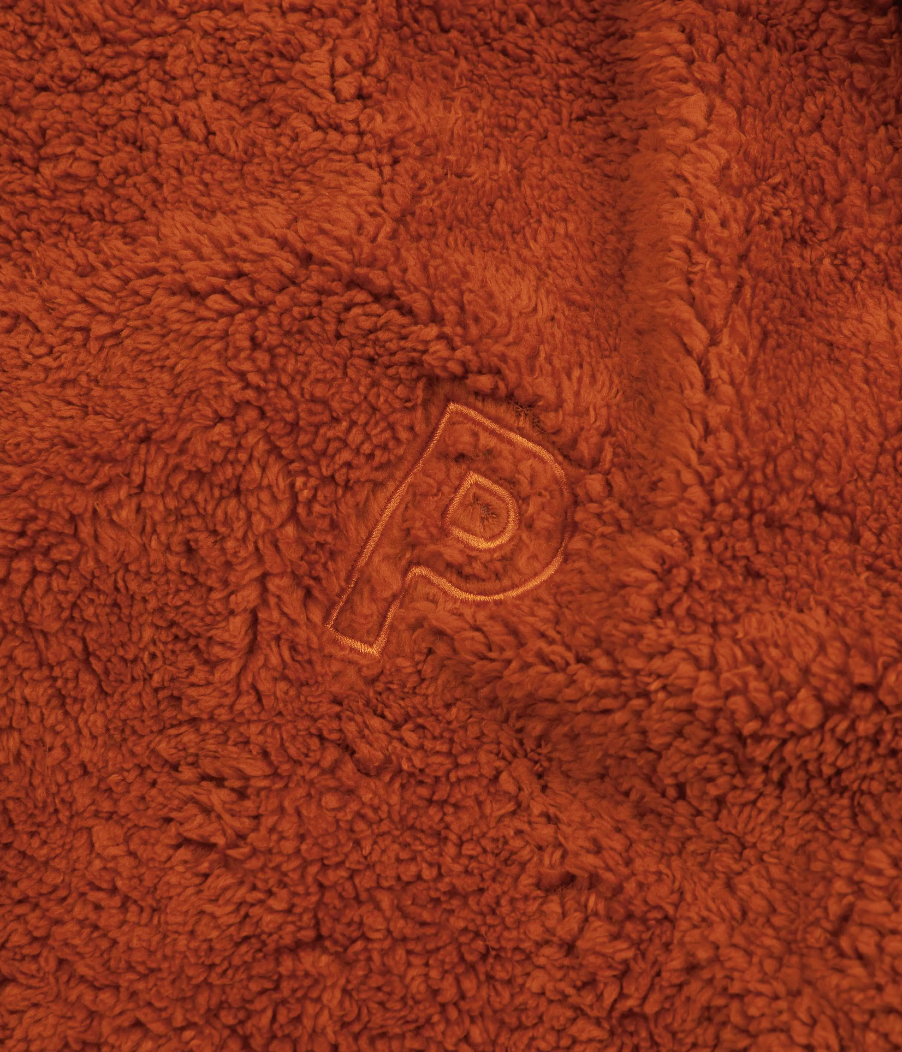 Pop Trading Company Plada Fleece Jacket - Cinnamon Stick