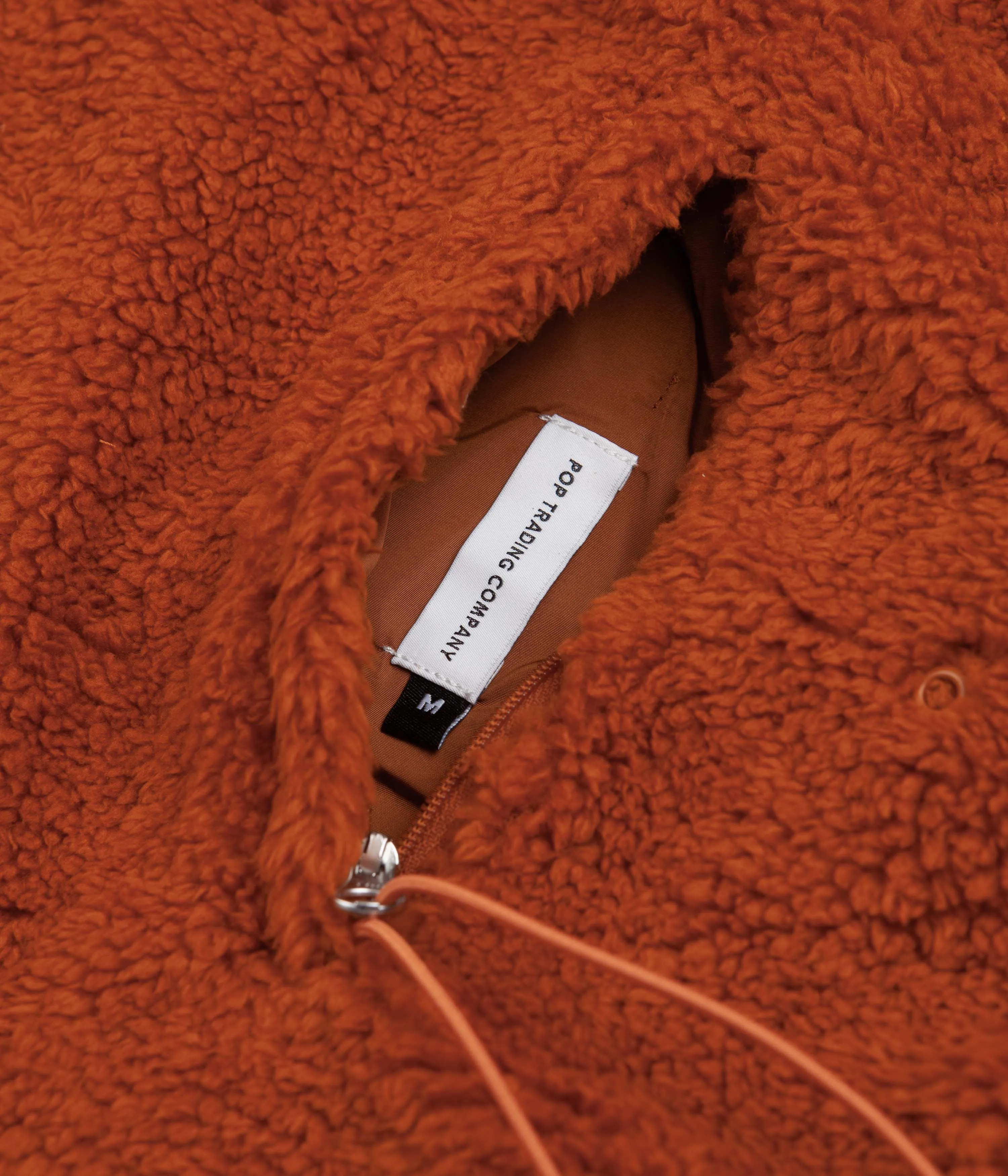 Pop Trading Company Plada Fleece Jacket - Cinnamon Stick