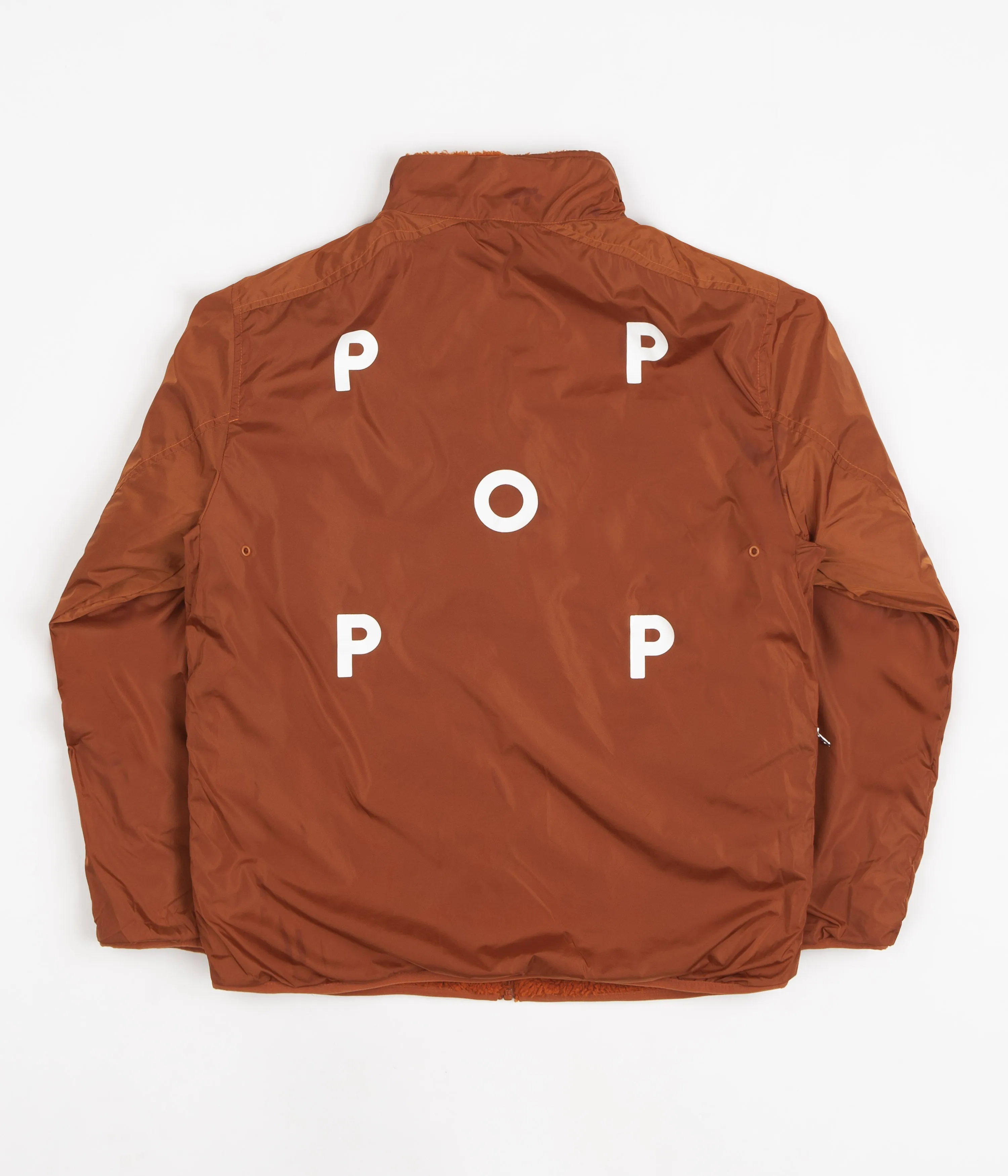 Pop Trading Company Plada Fleece Jacket - Cinnamon Stick