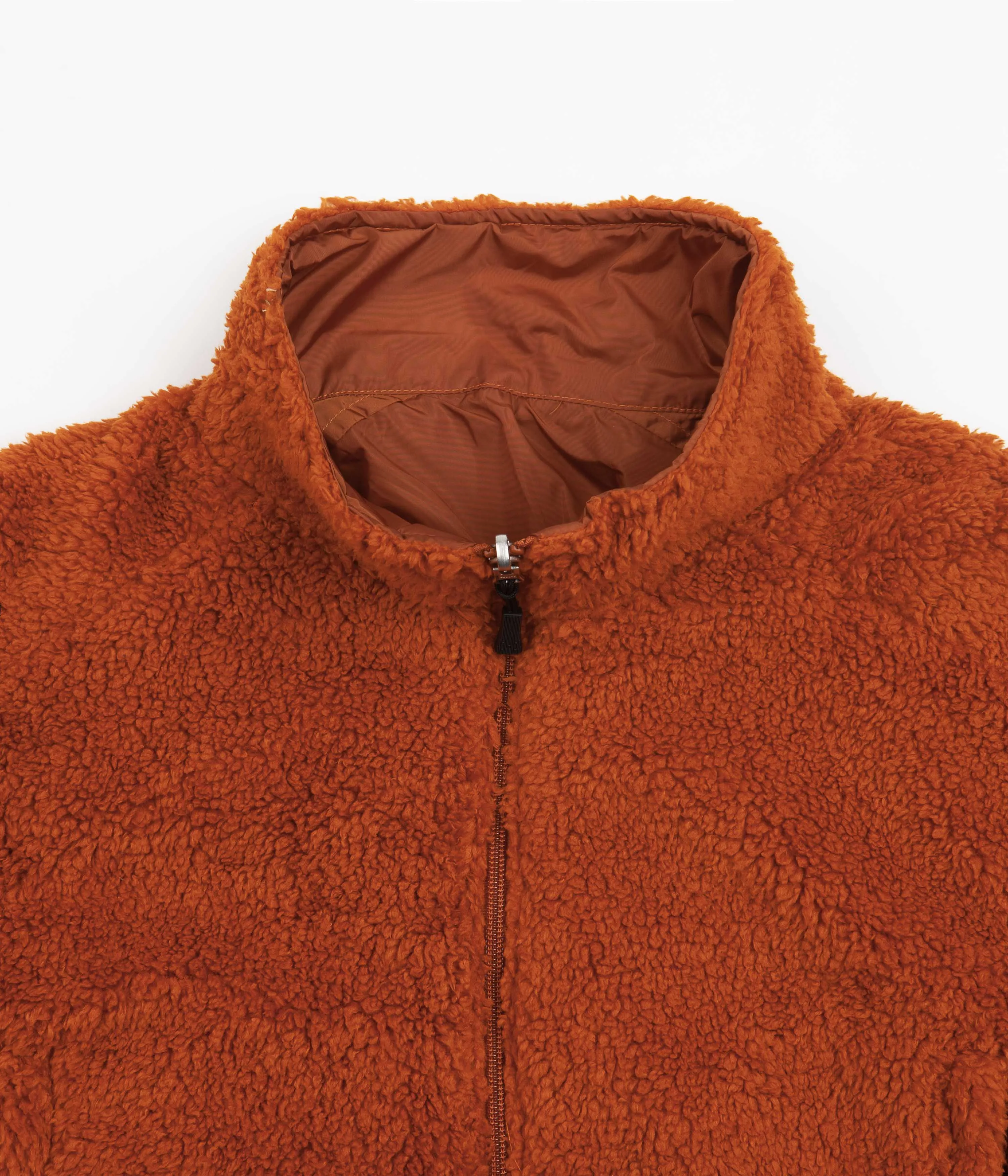 Pop Trading Company Plada Fleece Jacket - Cinnamon Stick