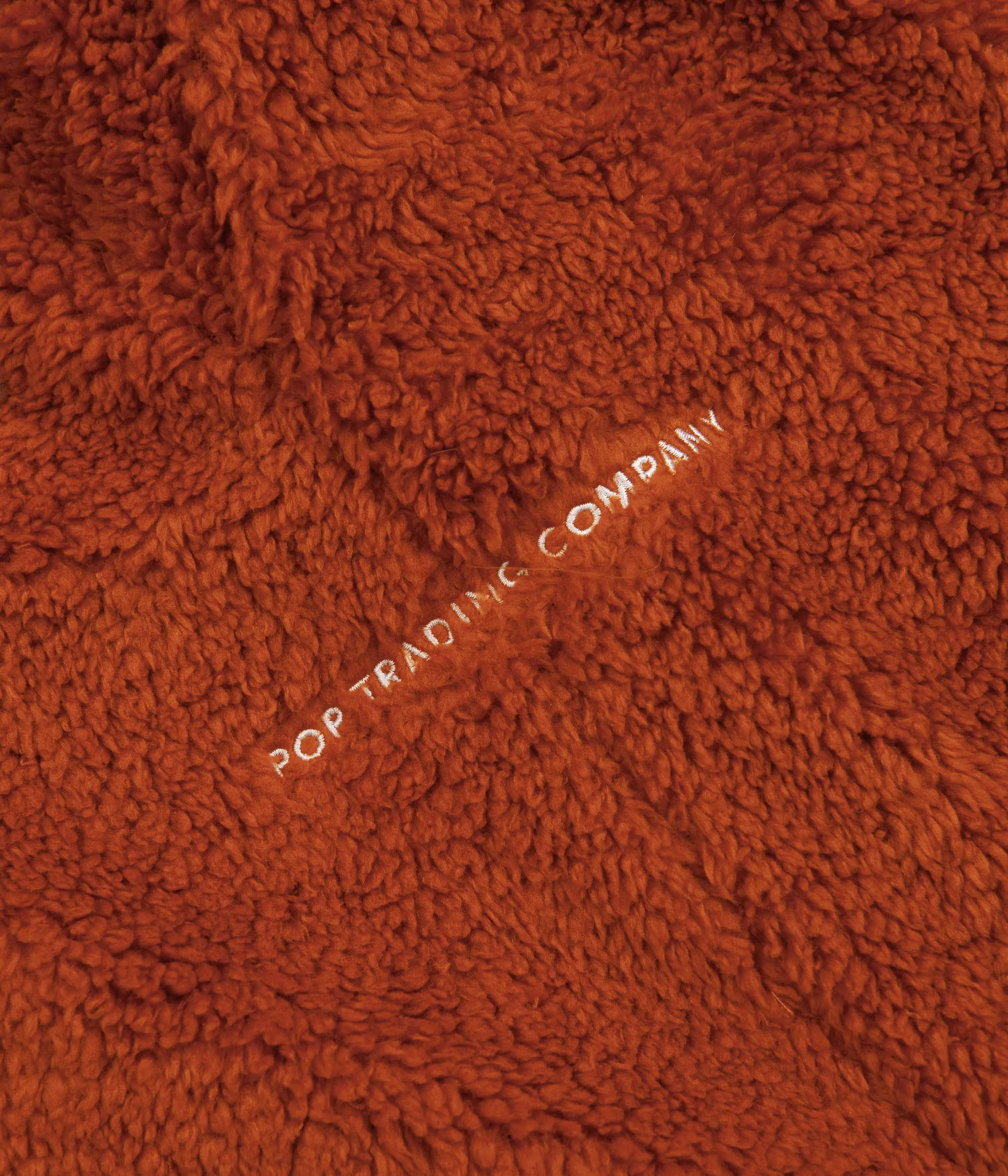 Pop Trading Company Plada Fleece Jacket - Cinnamon Stick