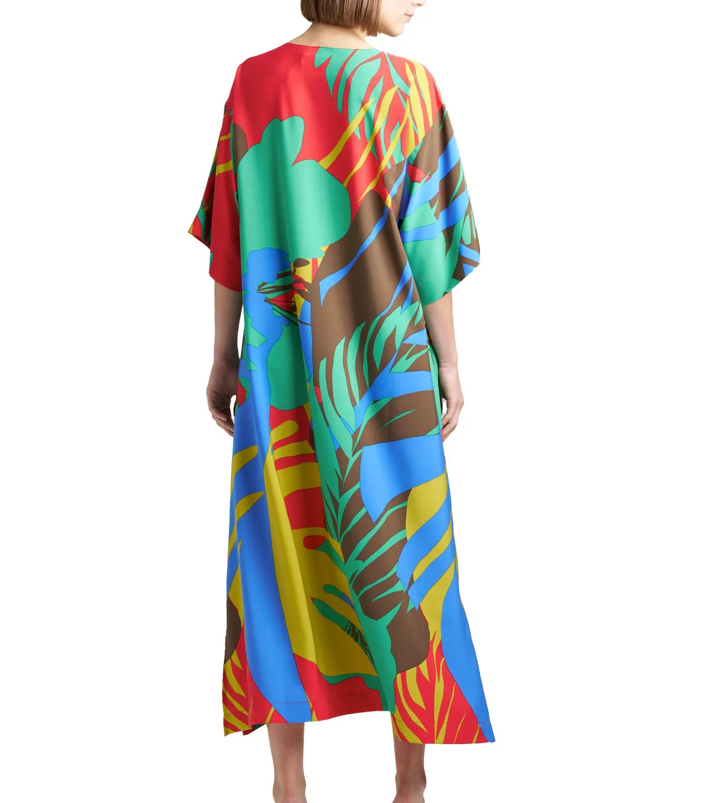 Portofino Kimono Caftan Red Multi
