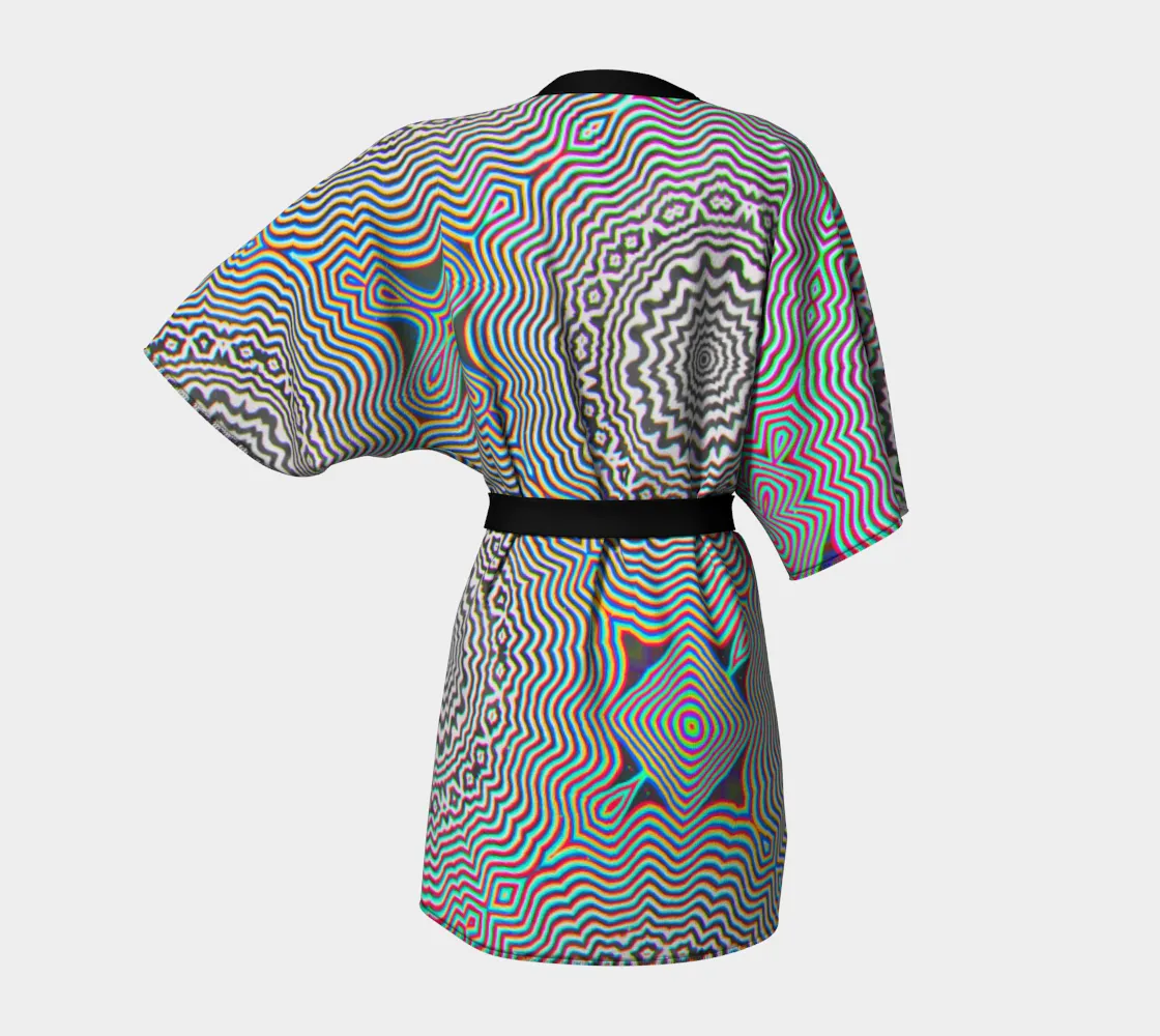 Primordial Glitch | Kimono Robe | Makroverset