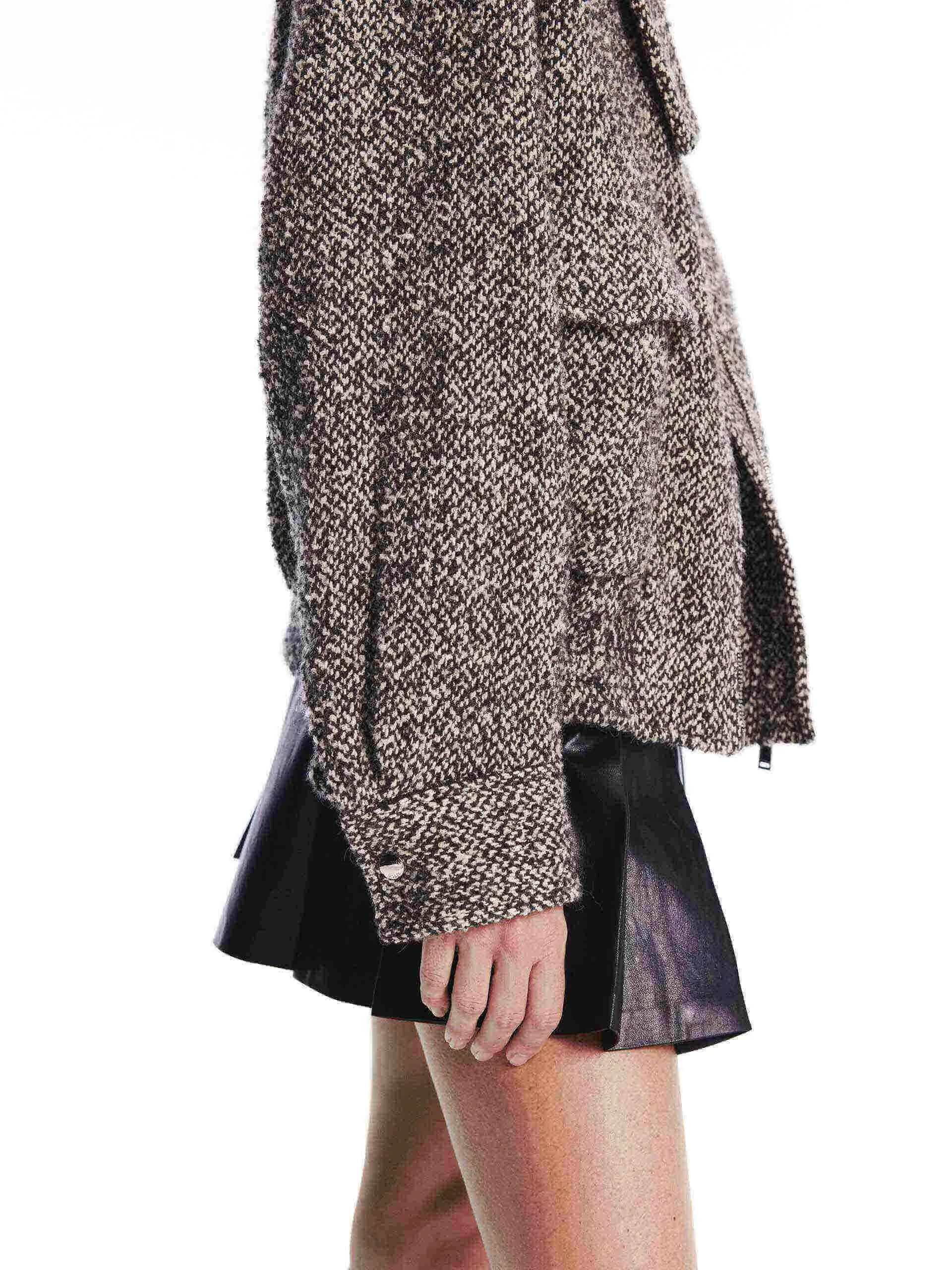 PU Collar Regular Jacket