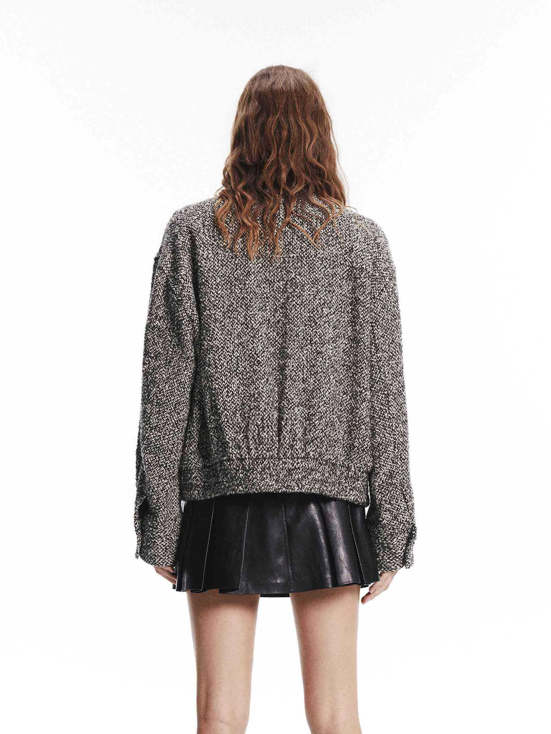 PU Collar Regular Jacket