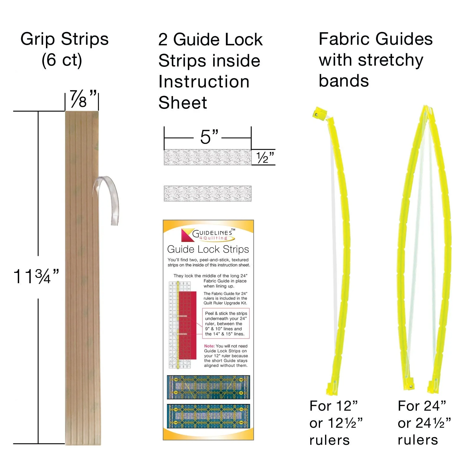 Quilt Ruler Upgrade Kit by Guidelines4Quilting