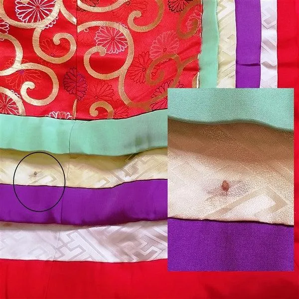 "Arabesque on Red" Vintage Wedding Kimono (Kakeshita)