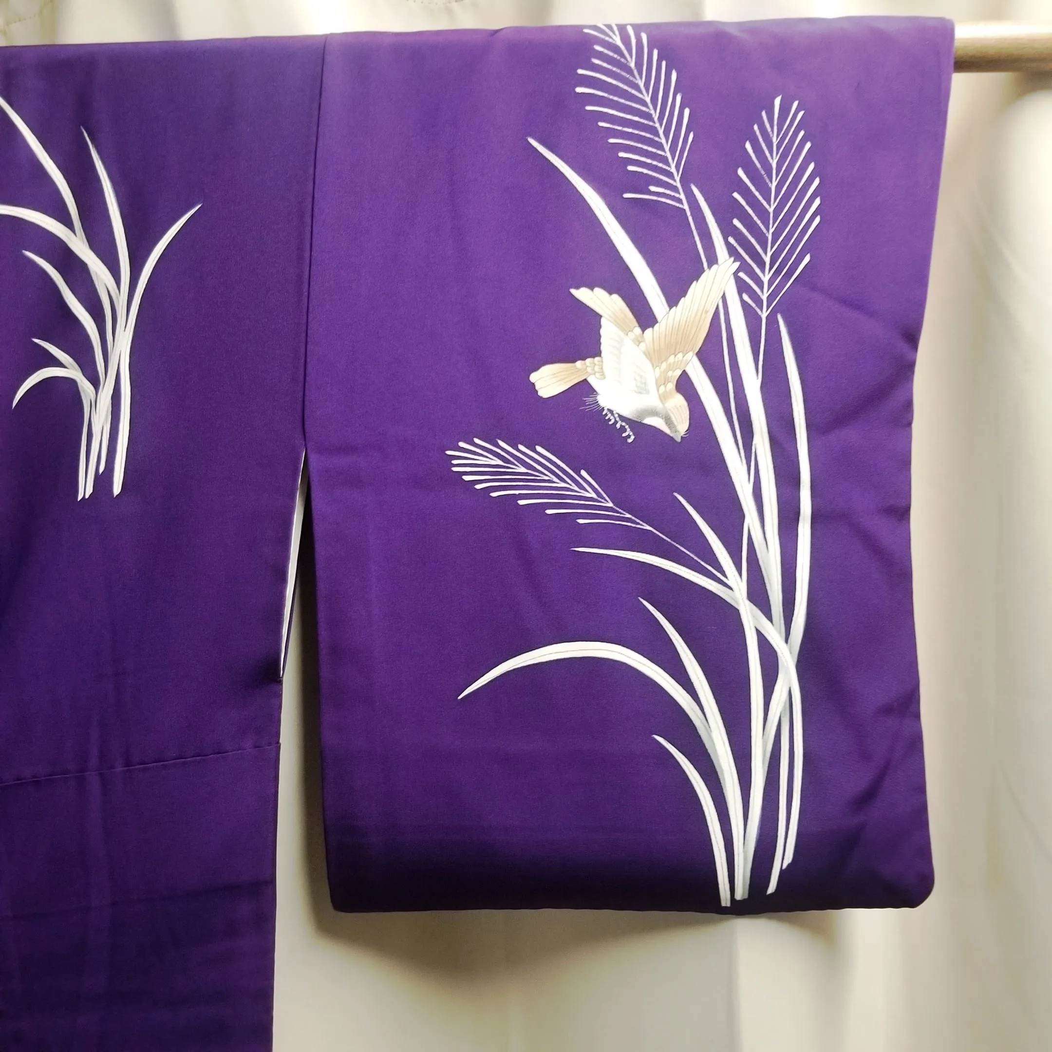 "Sparrows" Vintage Kimono