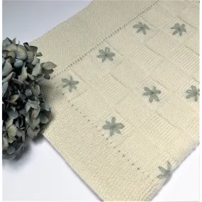 "Vintage' Baby Blanket Knitting Pattern