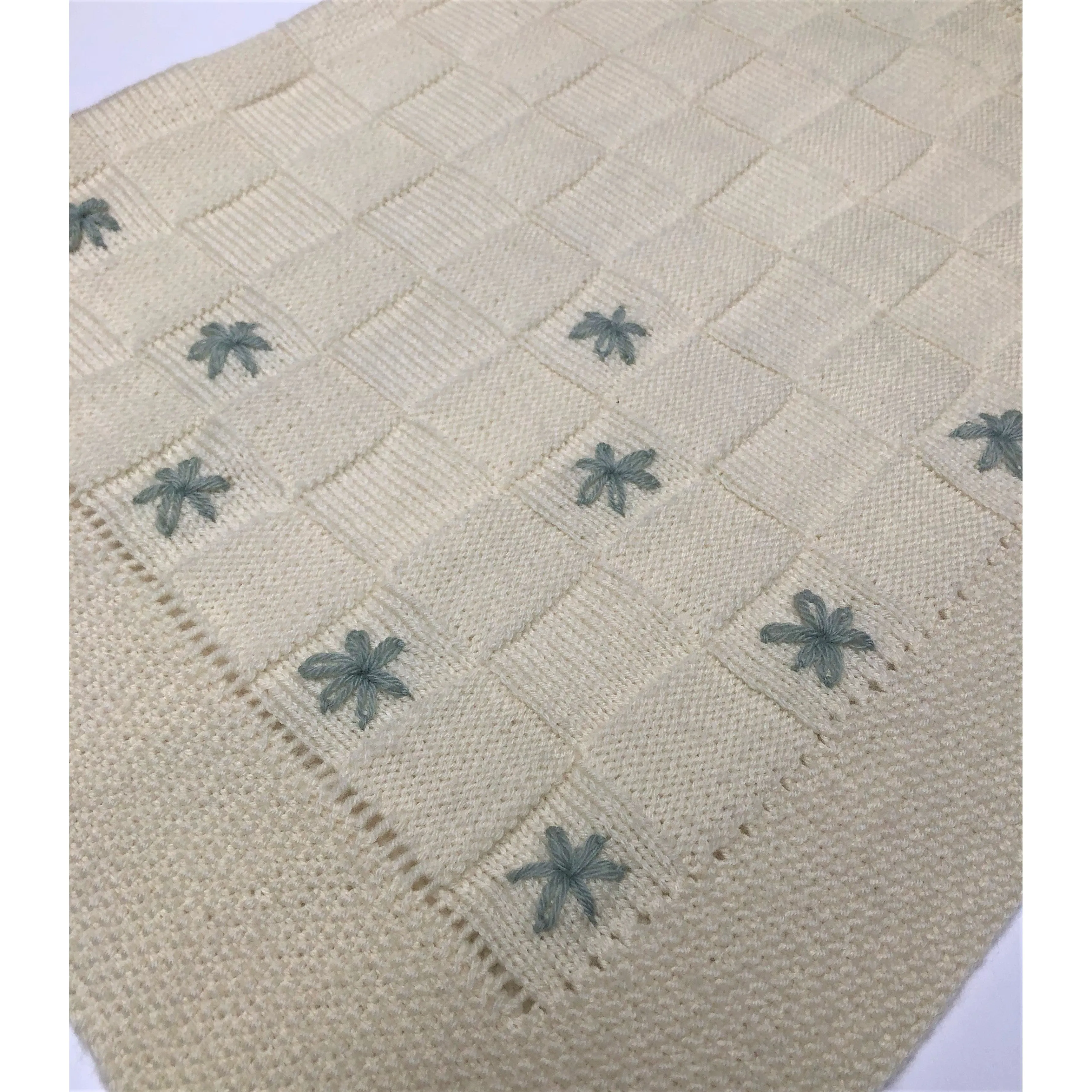"Vintage' Baby Blanket Knitting Pattern