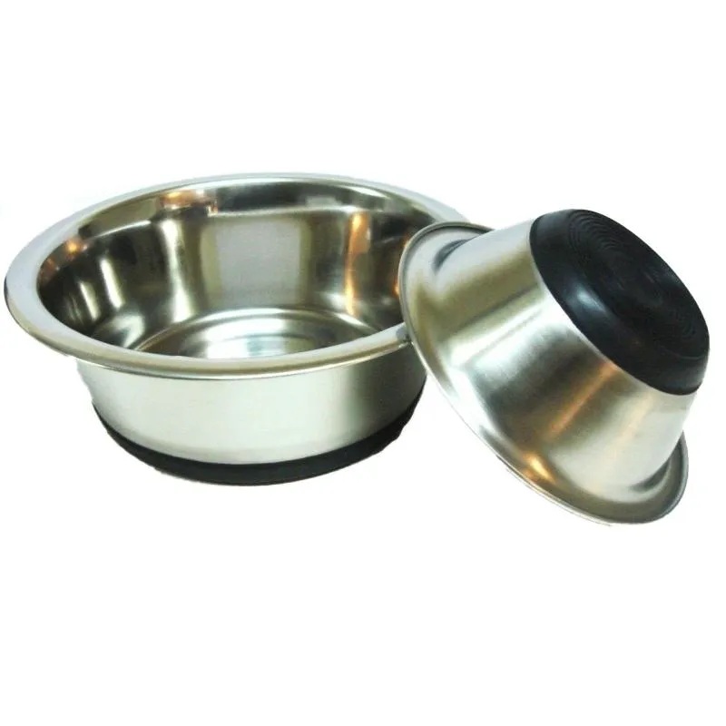 Raintech Steel Bowl with anti-slip rubber 0,350l / 13,5cm