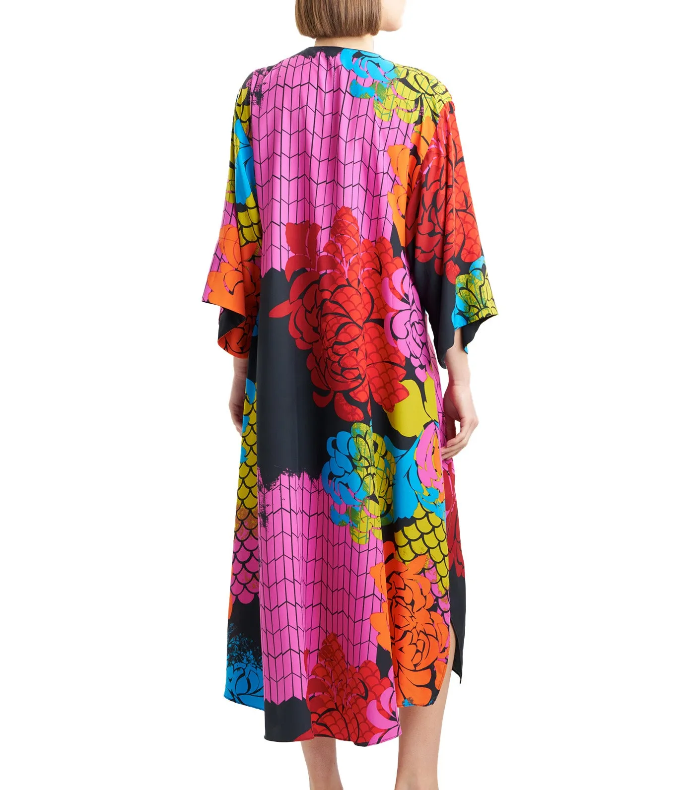 Rimini Caftan Black Multi