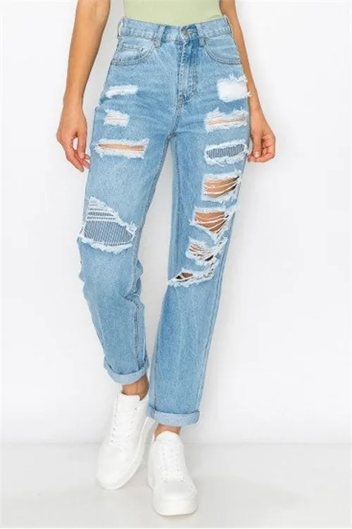 RIP & REPAIR ELASTIC WAIST MOM RIGID-2-4-4-2