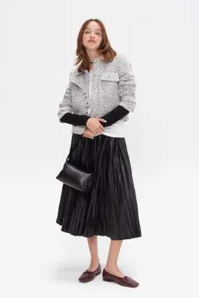 Rivers Jacket, Black & Off White