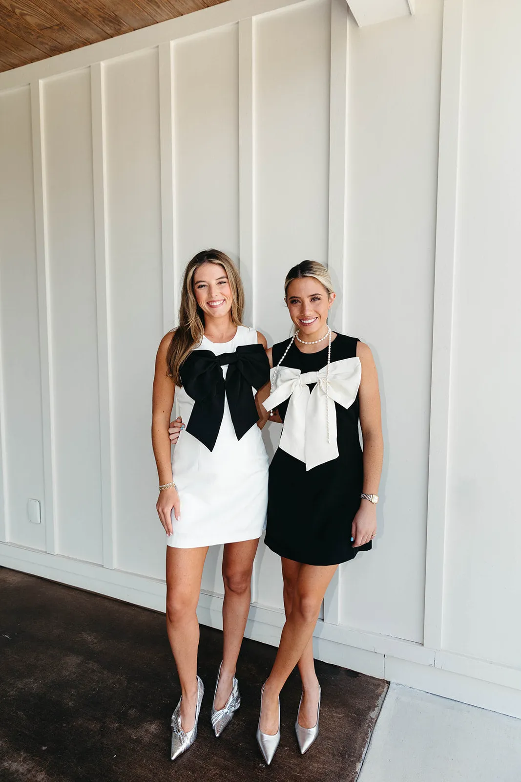 Sadie Bow Dress - Black
