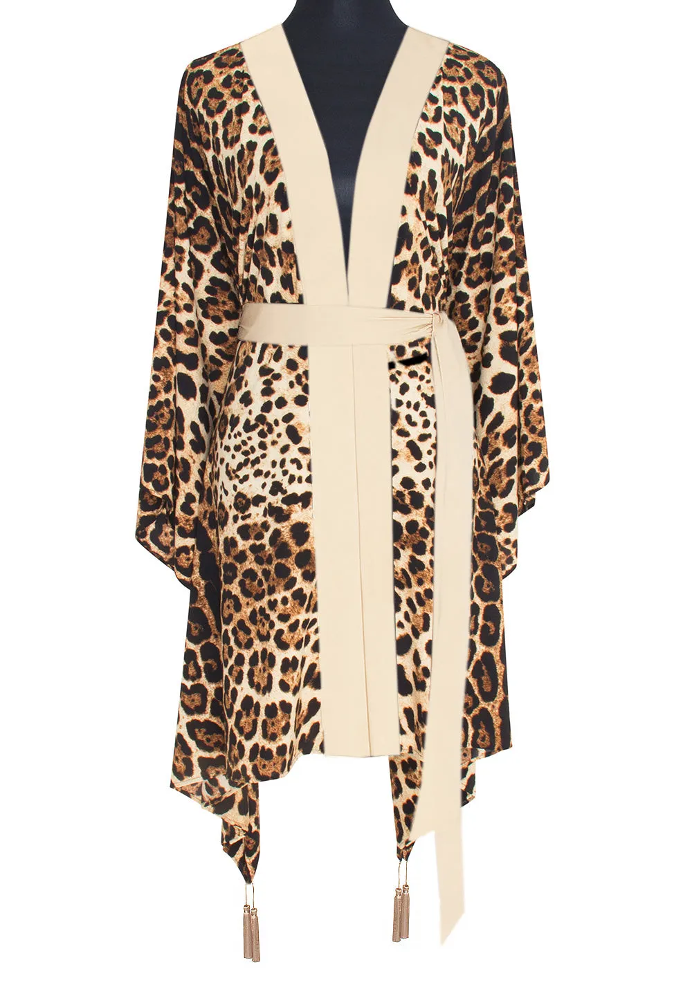 Safari - Cheetah Kimono (Beige)