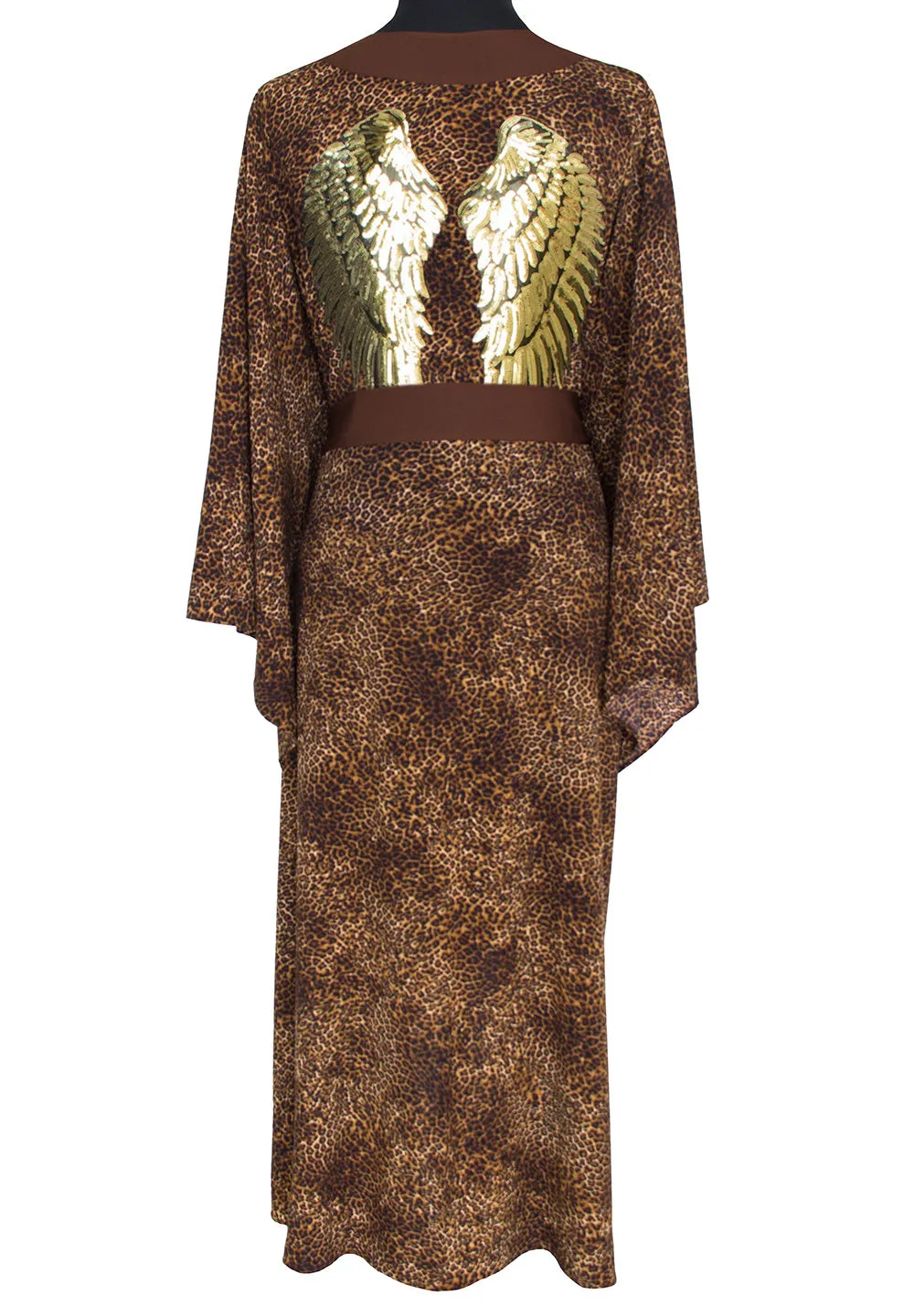Safari - Leopardini Kimono Wings (Brown)