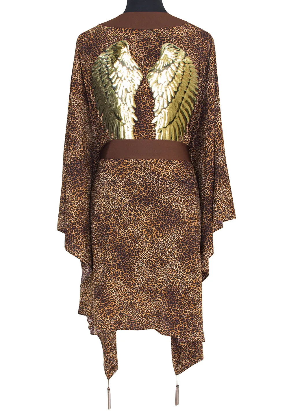 Safari - Leopardini Kimono Wings (Brown)