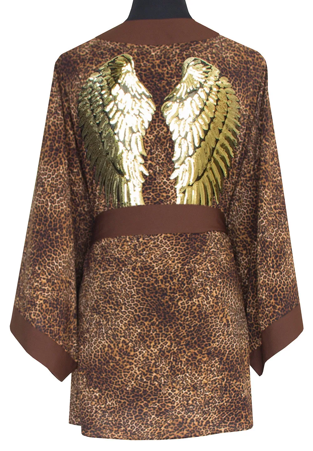 Safari - Leopardini Kimono Wings (Brown)