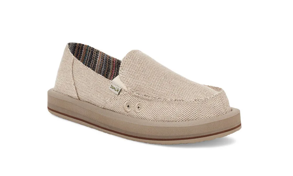 Sanuk Womens Donna ST Hemp Oatmeal