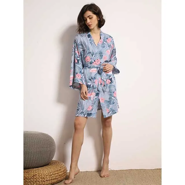 Satin Kimono Robe