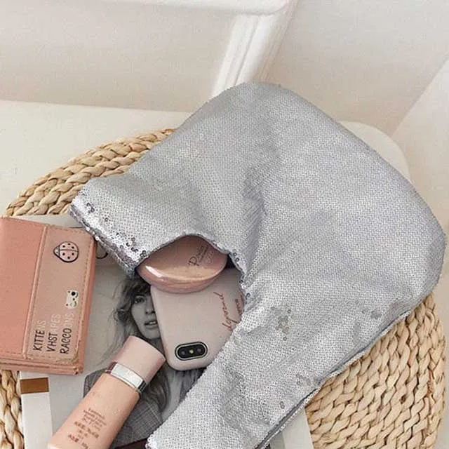 Sequin Japanese Knot Bag