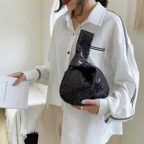 Sequin Japanese Knot Bag
