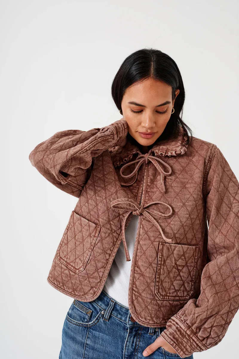 Seventy & Mochi Heidi jacket Washed Mocha
