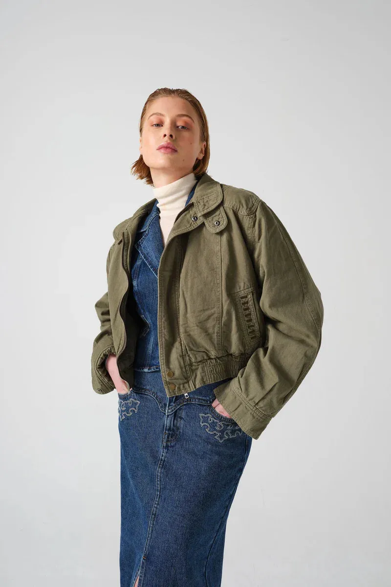 Seventy   Mochi Juno Jacket Khaki