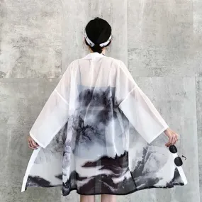 Sheer Kimono Cardigan