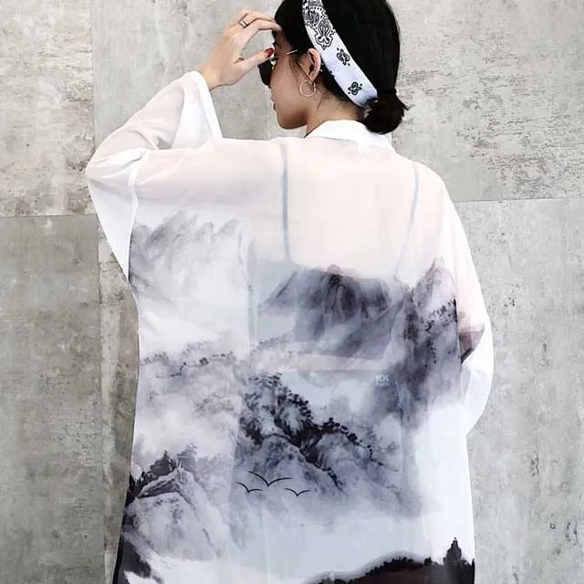 Sheer Kimono Cardigan