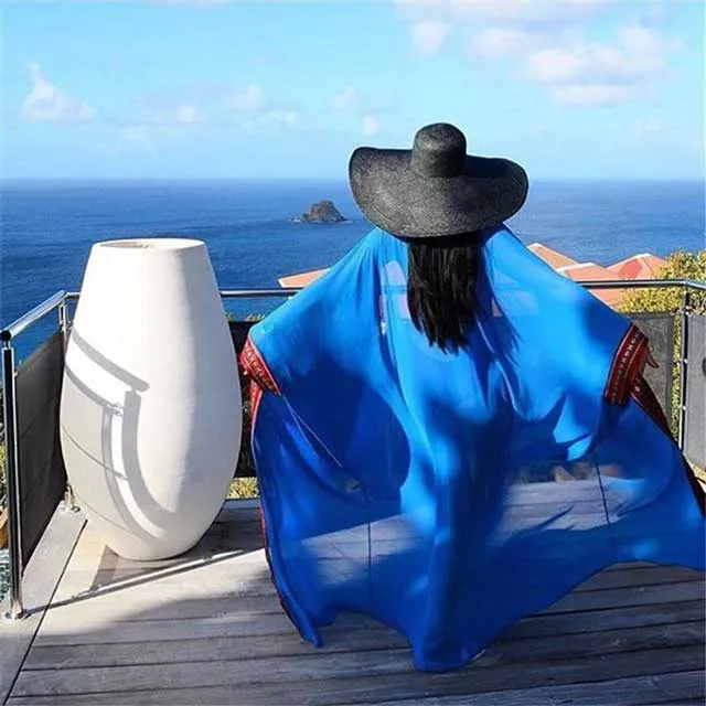 Sheer Kimono Cover Up