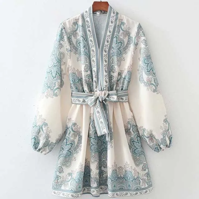 Short Kimono Style  Dress