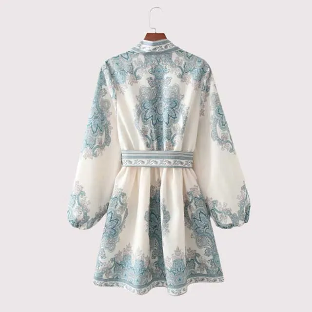 Short Kimono Style  Dress