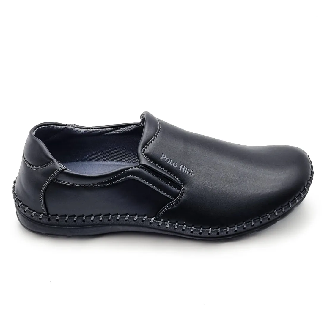 Side Stitch Slip On Shoes