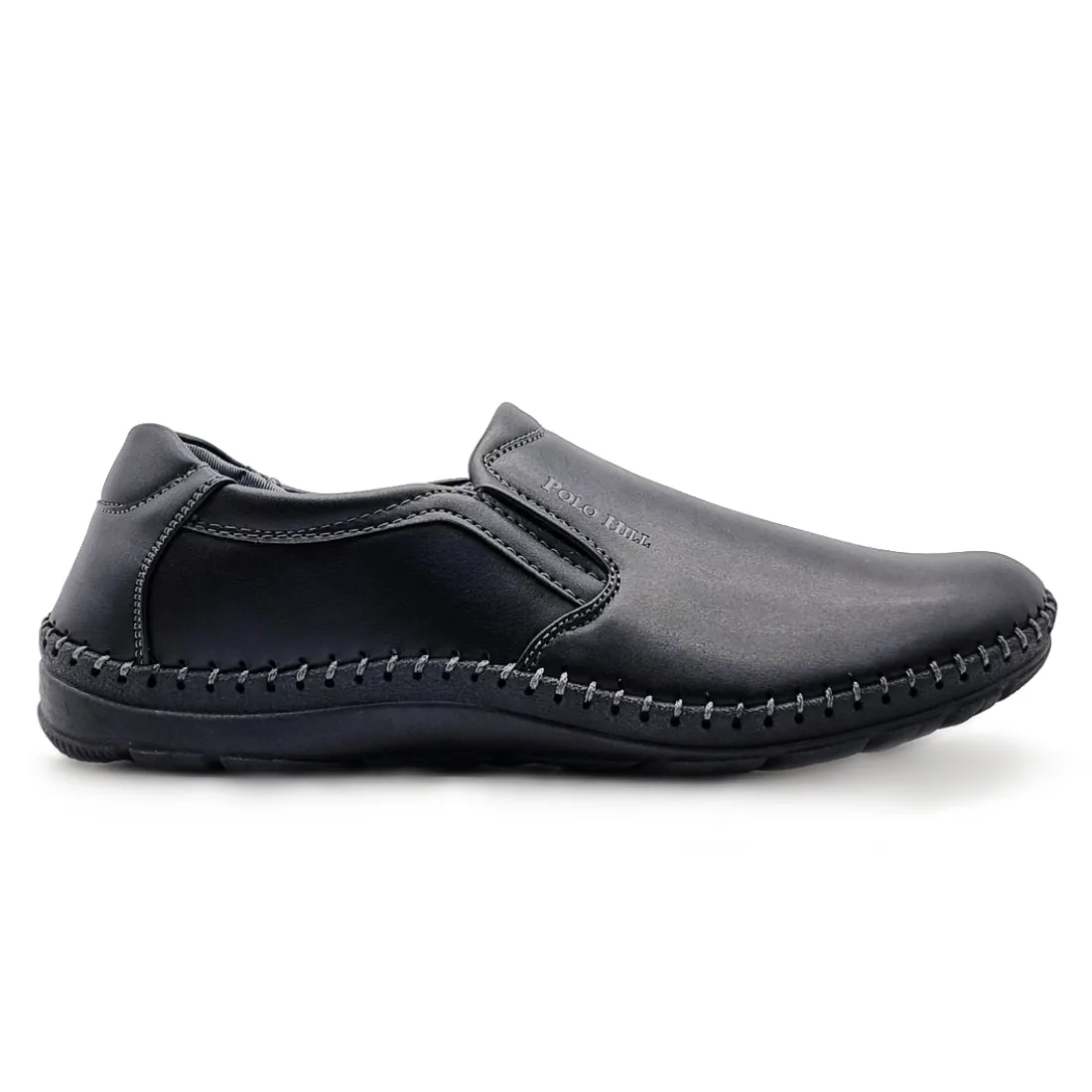 Side Stitch Slip On Shoes
