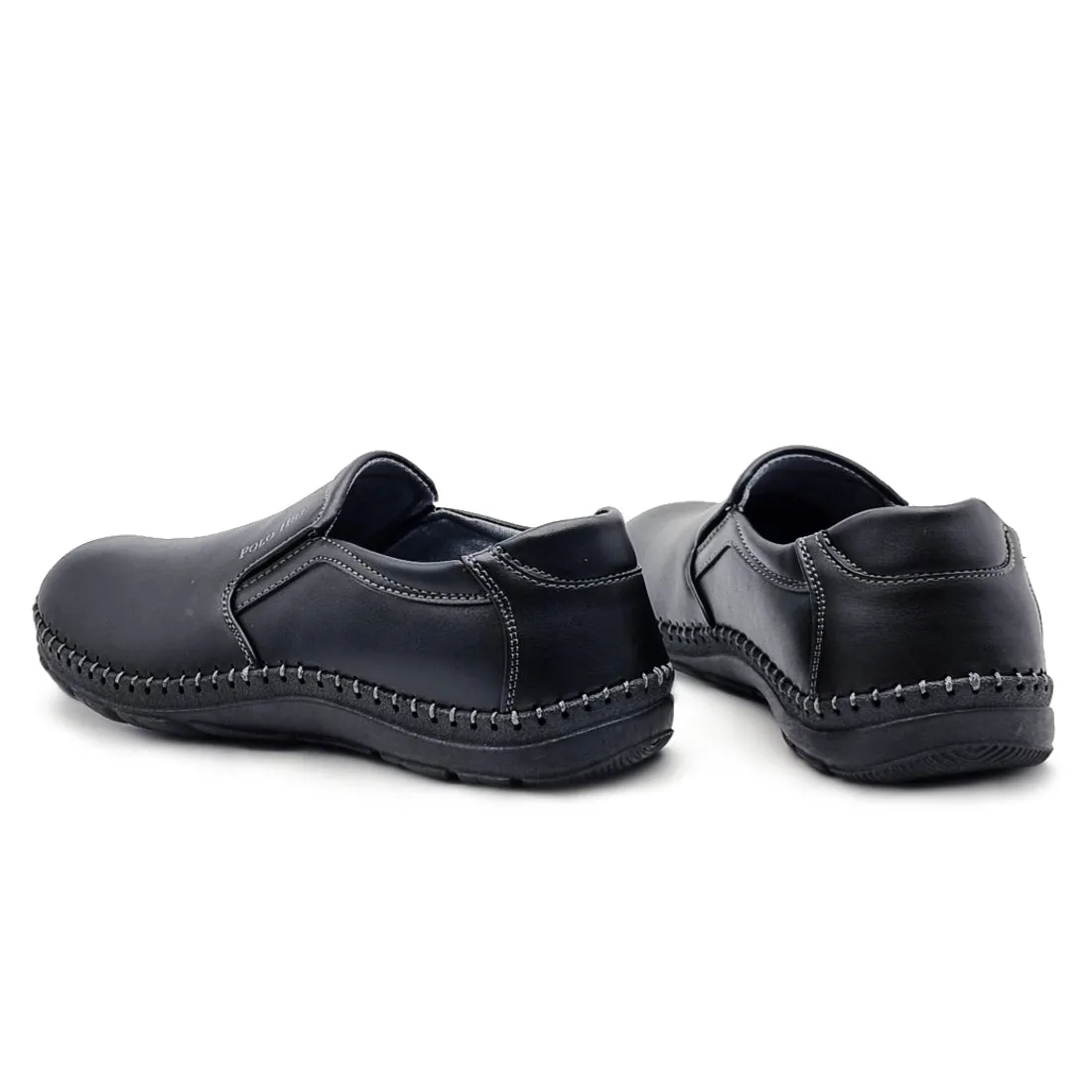 Side Stitch Slip On Shoes