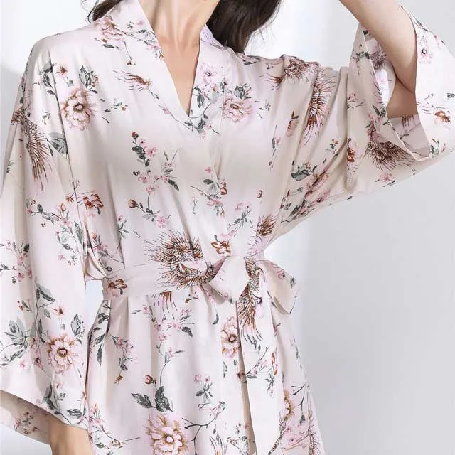 Silk Kimono Robe
