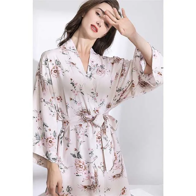 Silk Kimono Robe