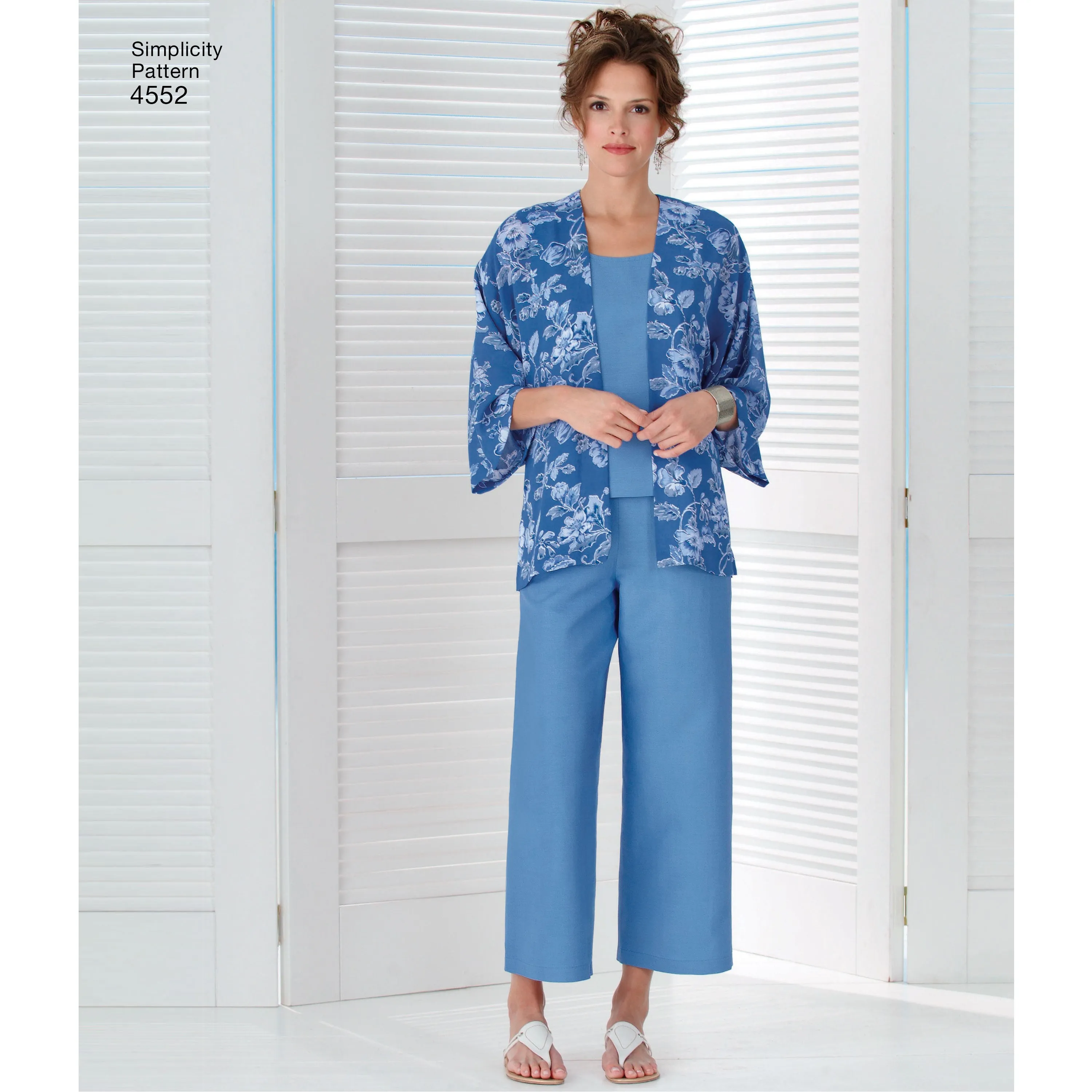 Simplicity 4552 Tank Dress and Top, Kimono-Jacket, Pants, Skirt