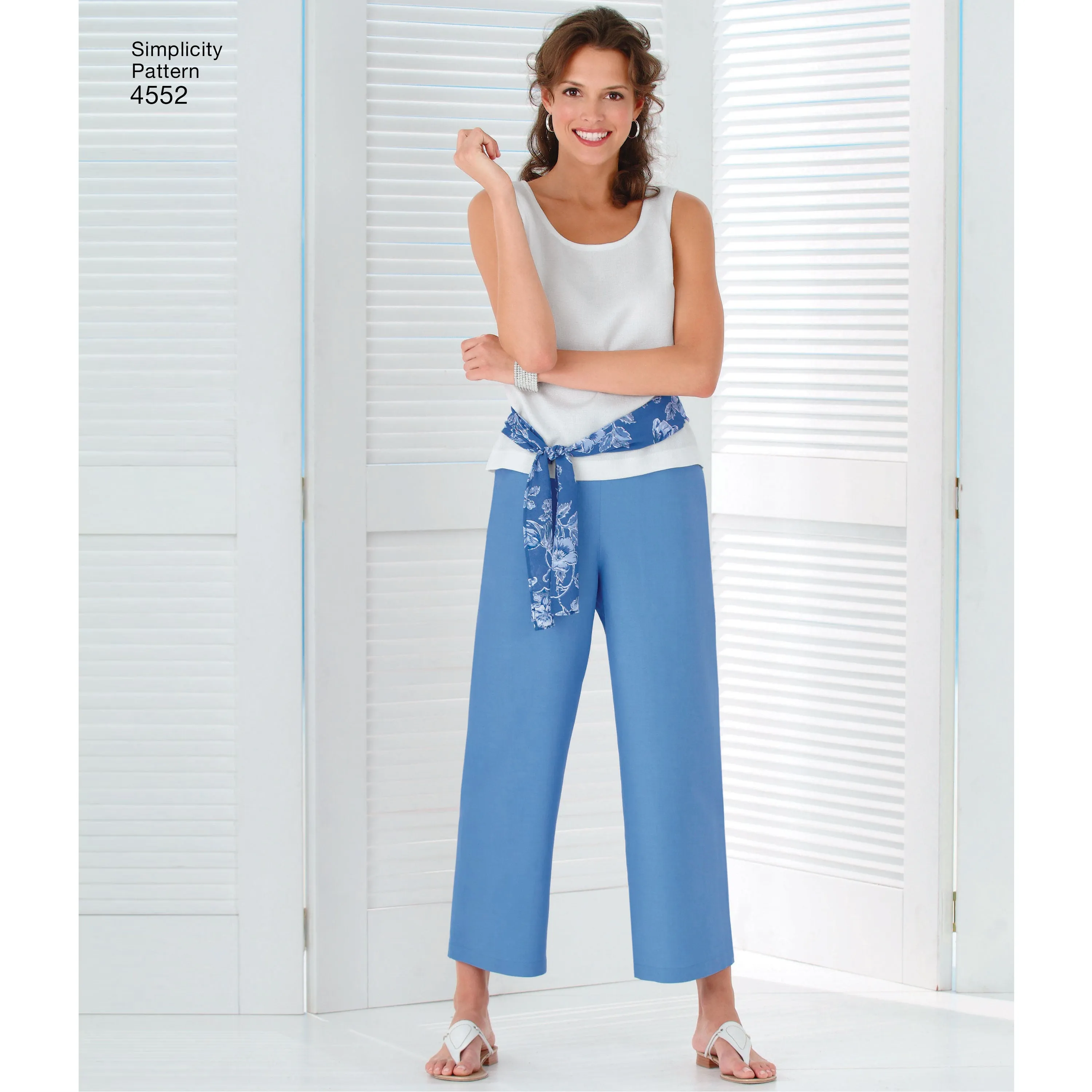 Simplicity 4552 Tank Dress and Top, Kimono-Jacket, Pants, Skirt
