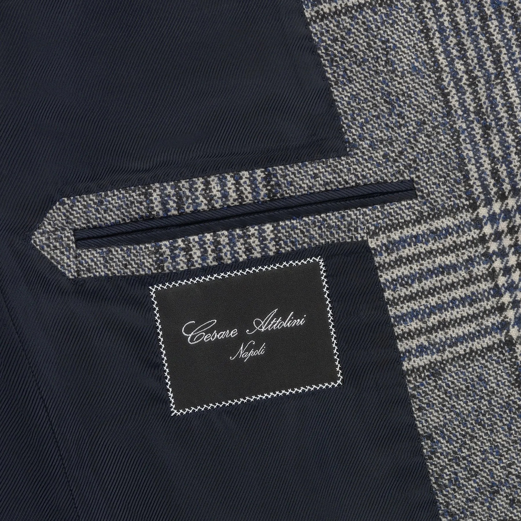 Single-Breasted Glencheck Wool, Silk and Alpaca-Blend Jacket in Grey
