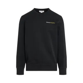 Small Logo Sweatshirt in Black