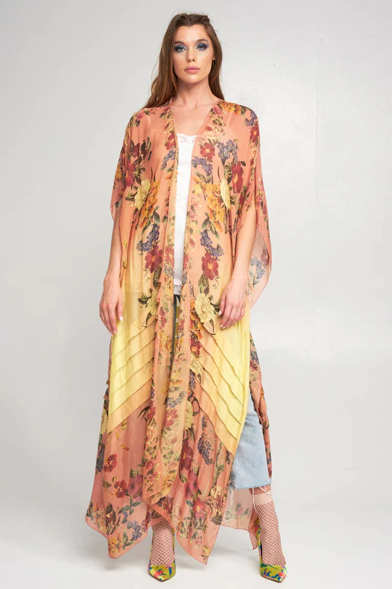 Softness Blooms Kimono